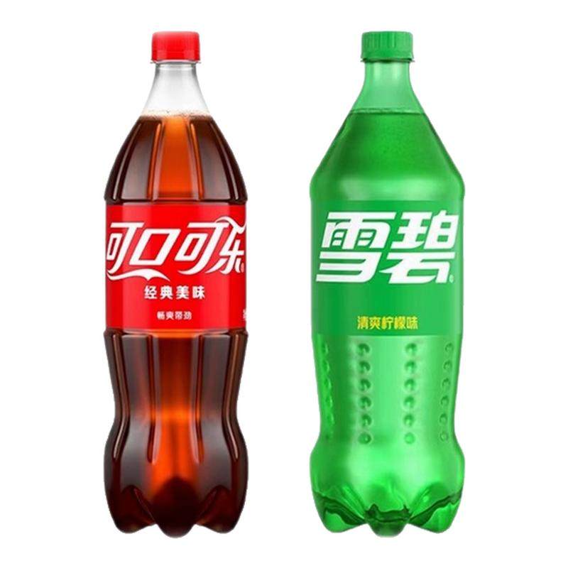 可口可乐雪碧1.25L超大瓶装饮料含糖零度汽水饮料大瓶碳酸饮料