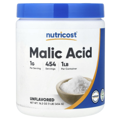 Nutricost Malic Acid苹果酸粉肌肉力量健康耐力守护
