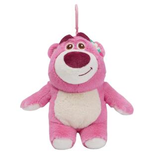 迪士尼草莓熊挂件折叠收纳袋公仔维尼熊毛绒挂饰出行购物袋女包包