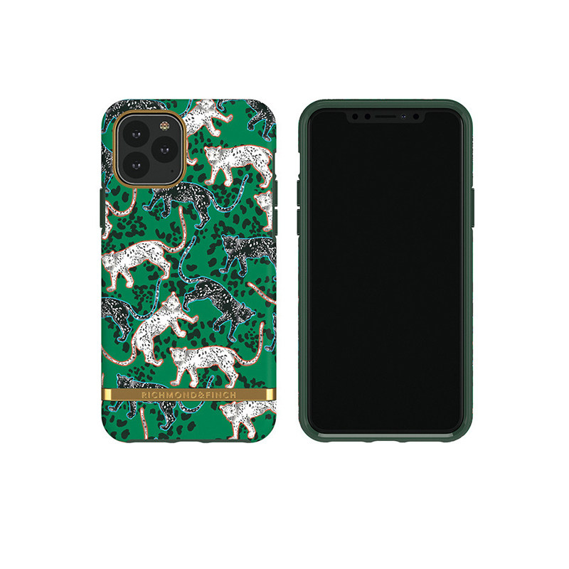 瑞典Richmondfinch绿豹适用iPhone12promax苹果11手机壳RF网红潮