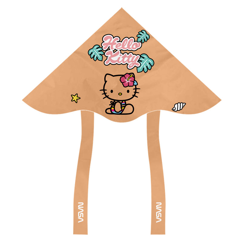 NASA联名凯蒂猫夏日黑皮风筝