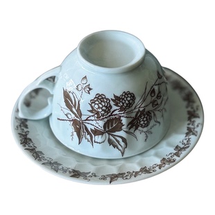 外贸瓷花朵陶瓷杯下午茶高档精致拿铁杯景德镇手作复古咖啡杯套装