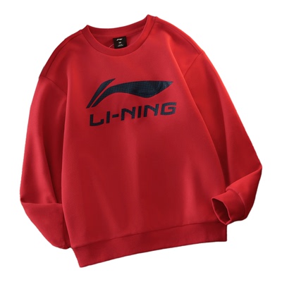 李宁儿童加绒卫衣男童2026新年款