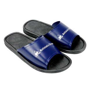 防静电拖鞋女富士康电子厂夏季专用加厚软底PU车间防滑防臭无尘鞋