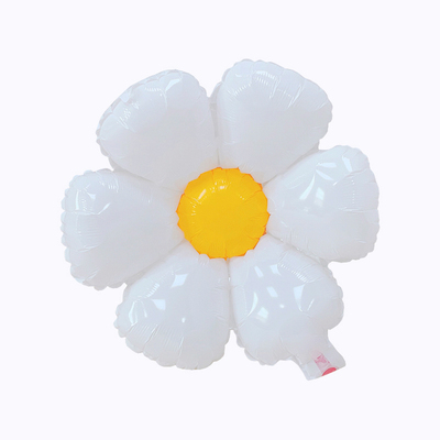 白色小雏菊气球装饰儿童生日拍照