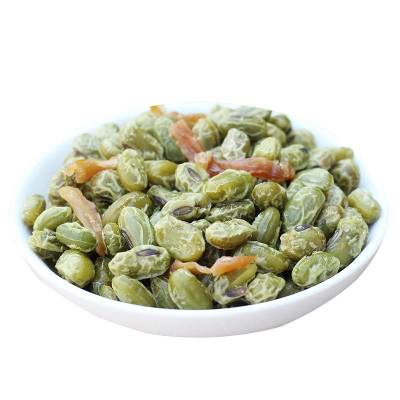 新货临安农特产农家青豆笋丝即食袋装零食多味笋干青豆微辣散装