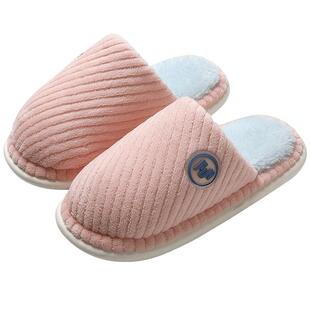 棉拖鞋女士秋冬季2026新款室内家居家用防滑保暖毛绒月子拖鞋女款