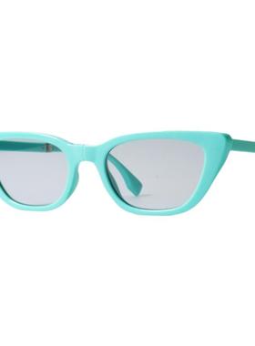 猫眼折叠马卡龙色UV400太阳眼镜