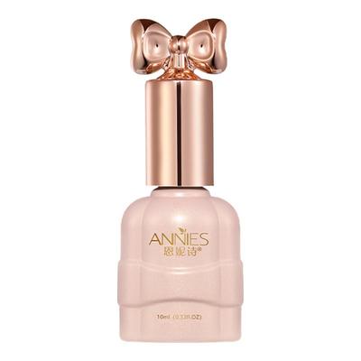 恩妮诗紫光猫眼指甲油胶2025年新款流行黑加仑紫色玻璃珠美甲专用