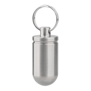 纯钛创意项链手链吊坠密封护身符救心丸吊坠瓶DIY项链手链收尾扣