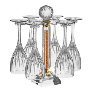 轻奢高档水晶玻璃红酒杯套装家用醒酒器高脚杯创意高级感葡萄酒杯