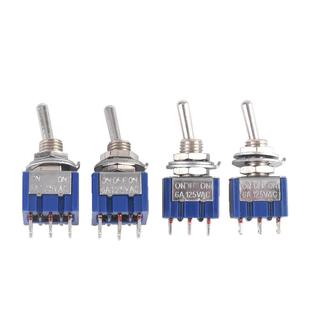 蓝色钮子开关 6mm拨动开关 MTS-102/103/202/203 单刀/双刀