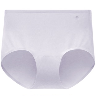 松山棉店蚕柔裸感高腰女士内裤7A抗菌莫代尔冰丝大码无痕三角裤