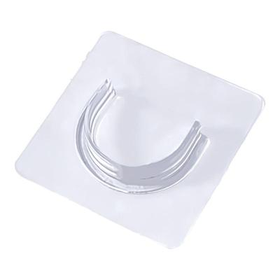 伸缩杆托免打孔窗帘杆固定座器