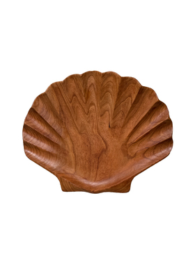 【Onda】贝壳托盘置物盘实木茶盘首饰盘中古家居摆件软装乔迁礼物