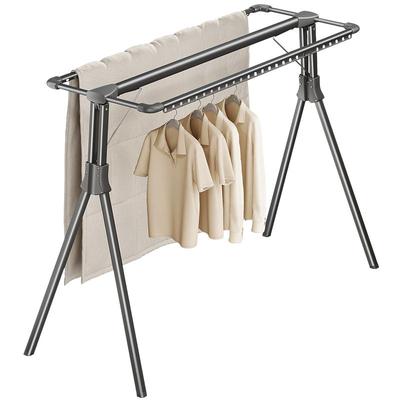 比人三杆免安装可折叠加粗晾衣架
