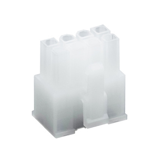 5557 线端公头4.2mm间距公胶壳+插簧端子厂家直销