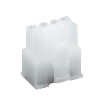 5557 线端公头4.2mm间距公胶壳+插簧端子厂家直销