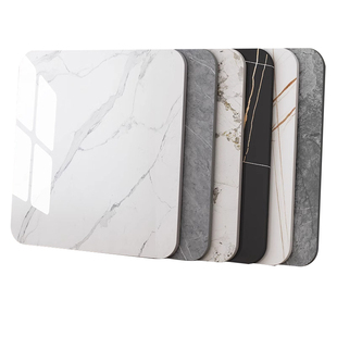 烤火岩板桌面正方形餐桌面板定制茶几电视柜台面大理石板瓷砖定做