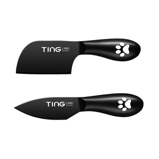 全钢迷你小菜刀家用锋利厨房辅食刀具儿童切菜刀水果刀拆快递小刀