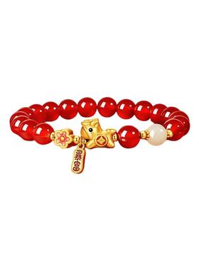 中国珠宝马年新年手链项链耳钉女