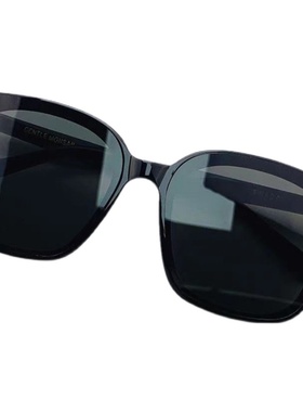 GM墨镜新款焦糖色frda方形圆脸