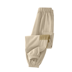 史努比童装男童裤子夏薄款工装长裤夏裤男孩夏季速干裤儿童防蚊裤