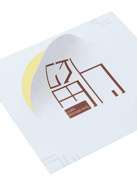水果户外烫金不干胶贴纸定制logo