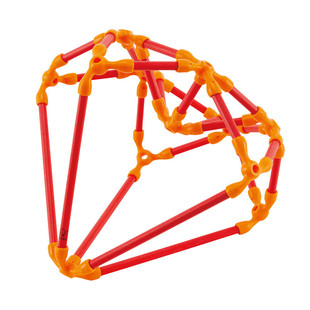 Hape创意竹筷竹制玩具灯笼儿童积木拼插DIY益智力拼搭男孩女孩4岁