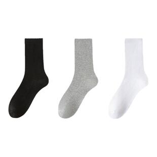 袜子男冬季长袜棉袜加厚保暖加绒男士冬天小腿袜秋冬款长筒棉袜