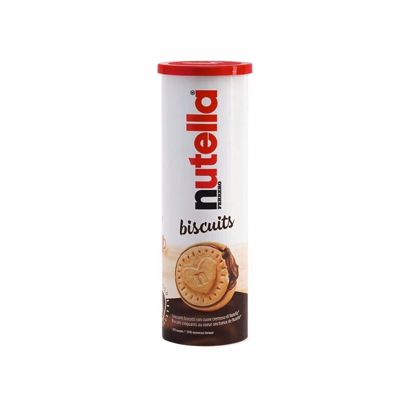 欧洲进口nutella费列罗爱心饼干能多益榛子酱巧克力夹心166g桶装