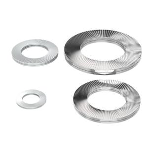 天卓五金DIN25201双叠自锁垫圈304不锈钢锁紧垫片65Mn锰防松双面