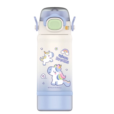 小比咔一杯三用儿童上学保温杯