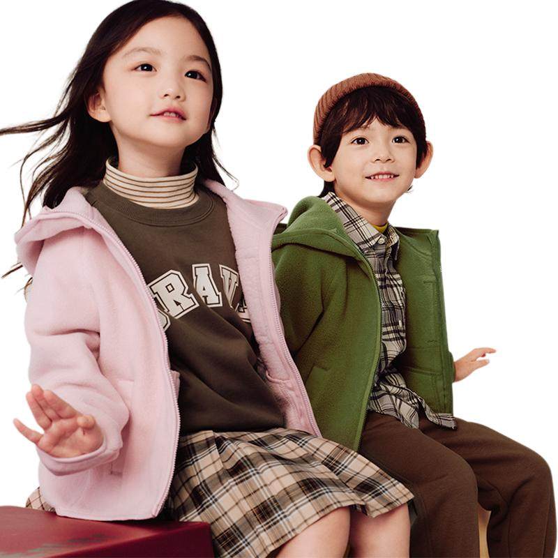 巴拉巴拉儿童加厚外套秋冬款衣服