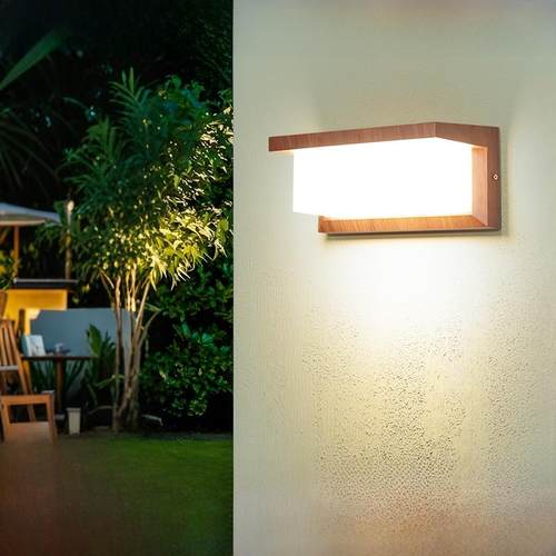 户外壁灯新型超亮感应庭院露台照明户外别墅入口门柱灯阳台灯