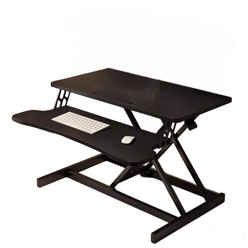 站立式工作台办公桌可升降桌子台式电脑桌笔记本桌面折叠增高支架