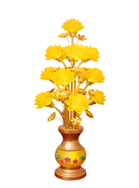 家用佛堂插电LED七彩莲花供佛灯