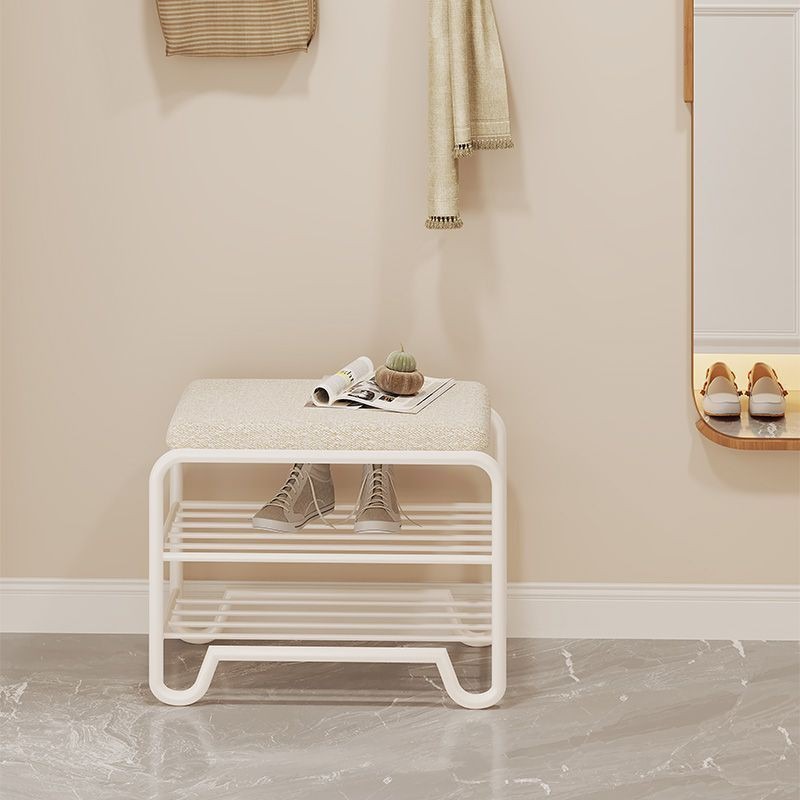 法式入户换鞋凳门口可坐家用现代简约收纳鞋架穿鞋凳一体玄关凳子