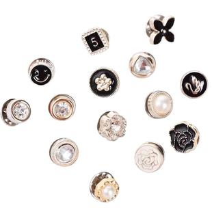 胸针防走光胸口神器扣子暗扣免缝隐形女别针扣针固定衣服胸花纽扣