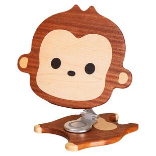 猴子实木阅读架读书神器支架笔记本架儿童学习看书绘本可升降旋转