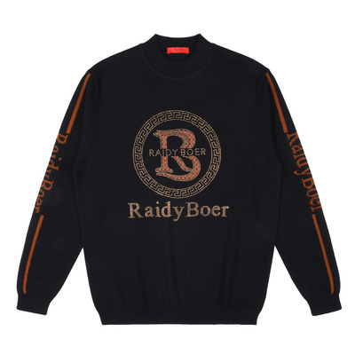 【100%绵羊毛】Raidy Boer/雷迪波尔秋冬新男胶印羊毛衫毛衣 5025