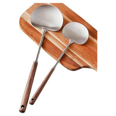 蘑菇头锅铲316不锈钢铲勺二合一