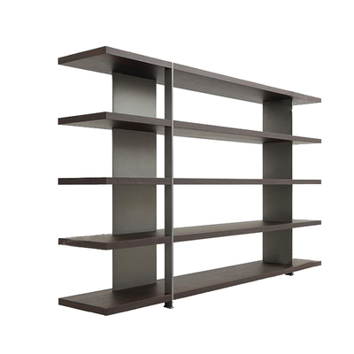 蓝顶家居北欧落地书柜工业风