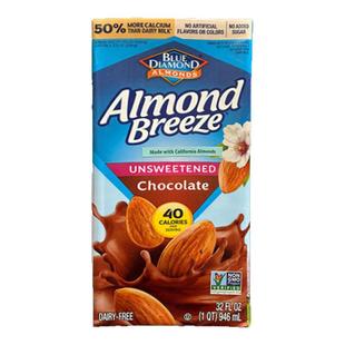 【直播专享】美国Blue Diamond Almond巴旦木扁桃杏仁奶植物饮料