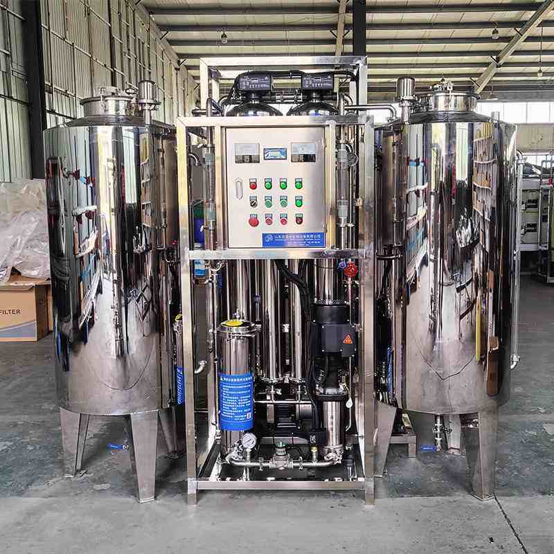 1T不锈钢单级反渗透水设备按需制定去离子水设备水处理净水机设备