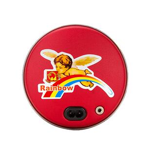 彩虹暖手宝充电迷你捂手神器防爆电热饼暖手器无水送隔热套