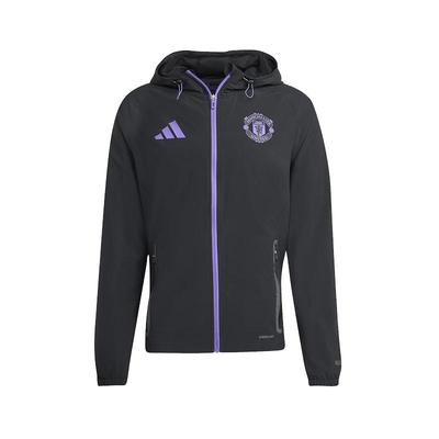 Adidas阿迪达斯男装2025秋季新款MUFC C VT J曼联梭织夹克JV5351