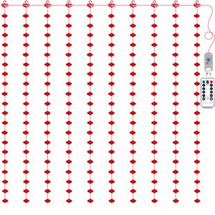 LED彩灯小灯笼灯串新年春节室内房间窗户氛围感装饰场景布置挂饰