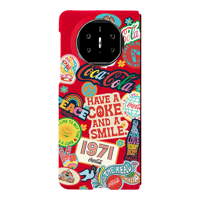 适用华为MateX5典藏版折叠手机壳X6轻薄保护套大孔可口可乐HuaweiX6防摔磁吸硬壳MateX3荣耀MagicV3磨砂后壳