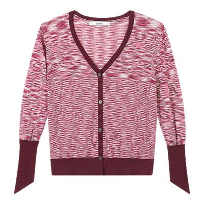 tanni装饰口袋两件套针织开衫